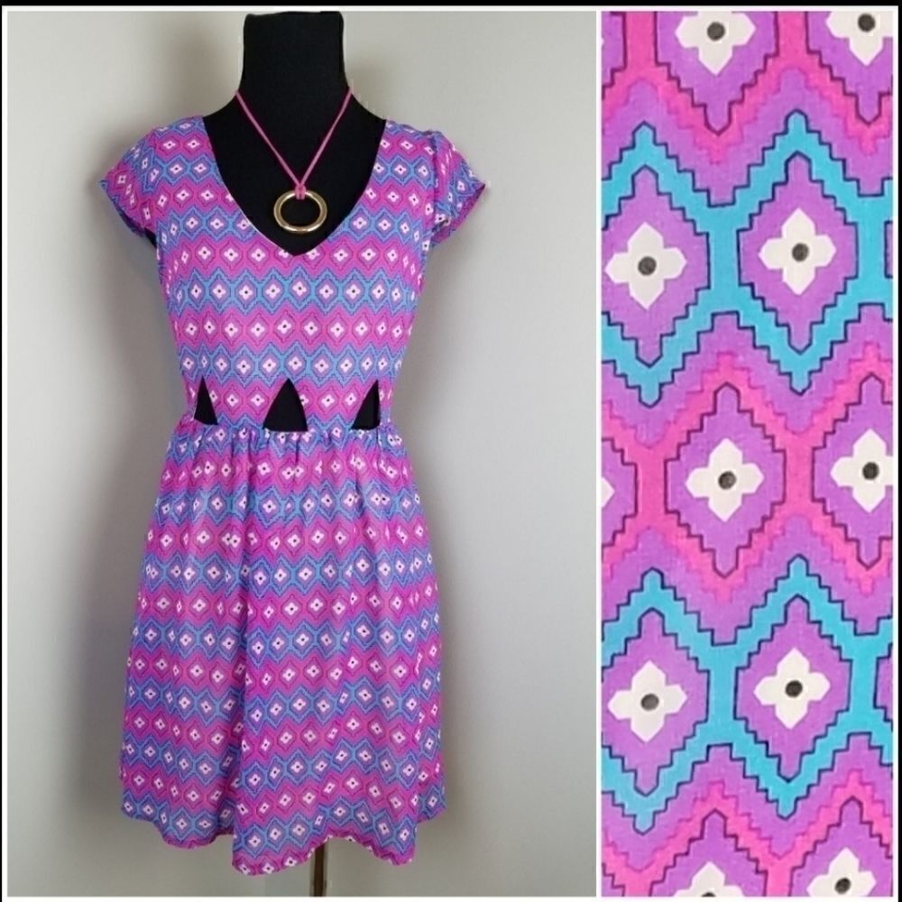 Lulu's Dress with Cut Outs!